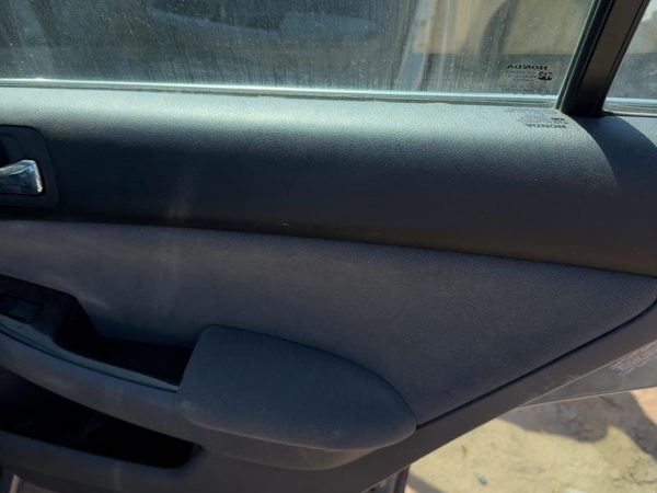 06-07 Accord Passenger Right Rear Door Trim Panel With Switches Back Sedan Gray — photo 3