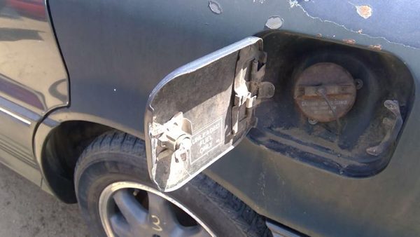 89-93 Mitsubishi Galant Vr-4 Fuel Tank Door With Hinge Gas Lid Oem Filler Green — photo 6