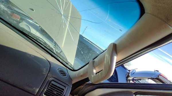 02-05 Ford Explorer Passenger Right A Pillar Trim Windshield Post Panel Rp Tan — photo 2