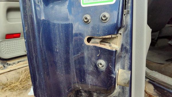 1999-2007 F350 Powerstroke Driver Left Rear Door Latch With Rods/cables Oem Back — photo 2