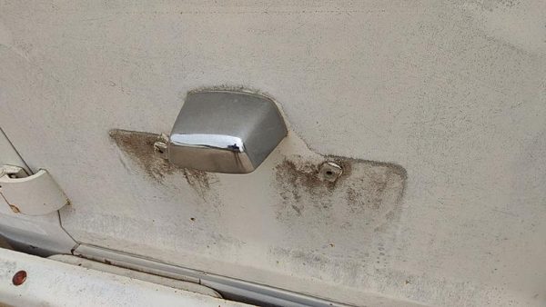 1974 Dodge Van B200 License Plate Light Housing Oem Chrome — photo 4