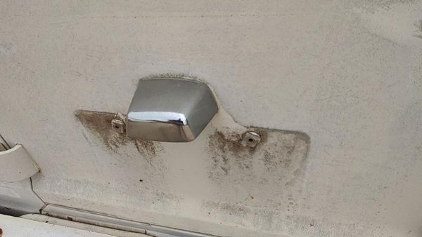 1974 Dodge Van B200 License Plate Light Housing Oem Chrome — photo 3