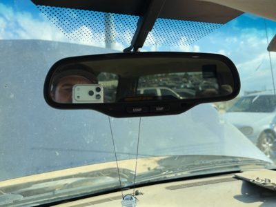 2003-2006 Chevy Suburban Inside Rear View Mirror Oem Windshield Mounted