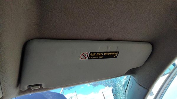 2005-2006 Vw Jetta Passenger Right Sun Visor Oem Gray 1K0857552s2f4 — photo 1