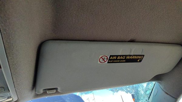 2005-2006 Vw Jetta Passenger Right Sun Visor Oem Gray 1K0857552s2f4 — photo 2