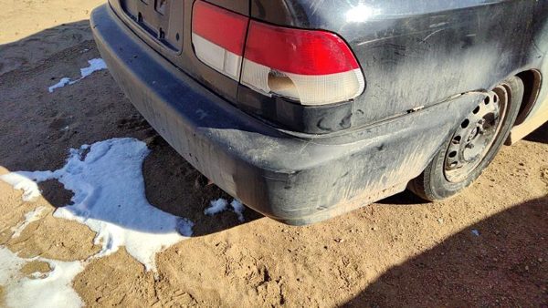 1996-2000 Honda Civic Rear Bumper Cover Assembly Oem Back Black Coupe 4802138 — photo 3