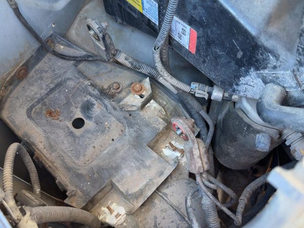 96-02 Chevy Express 2500 Complete Battery Box Mount Tray With Hold Down Oem 5.7L — photo 1