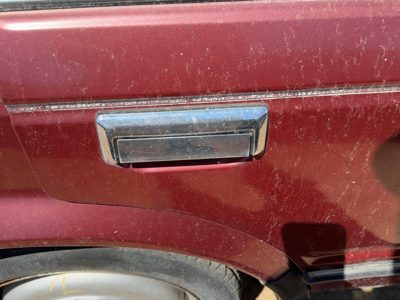 1985-1988 Nissan Maxima Passenger Right Rear Outside Door Handle Oem Back