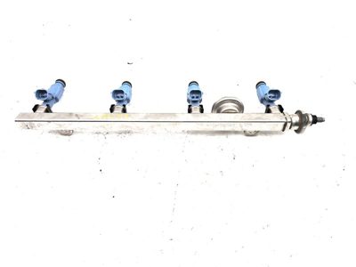 2010-2013 Kia Sportage Complete Fuel Rail With Injectors Set Loaded Oem 2.4L