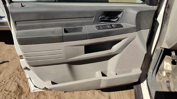 08-09 Grand Caravan Driver Left Front Door Trim Panel With Master Switch Gray Ds — photo 1