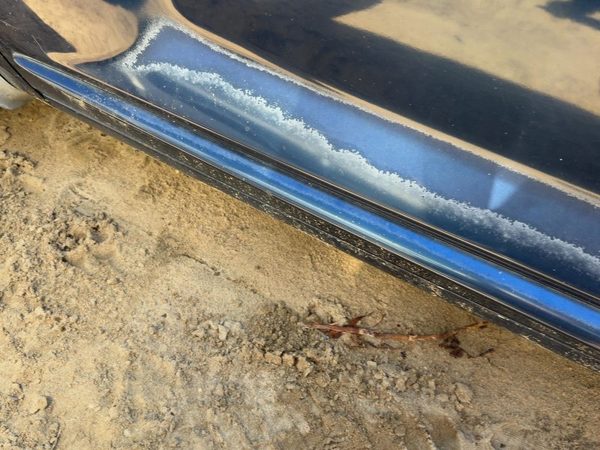 01-06 Pt Cruiser Driver Left Front Moulding From Door Oem Lower Blue Pb7 — photo 3