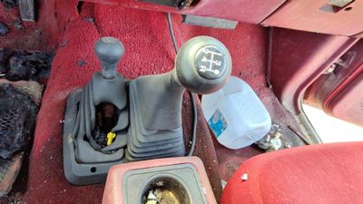 90 Bronco 2 Floor Shifter Lever Oem Shift 5 Sped Manual Transmission Red At 4X4