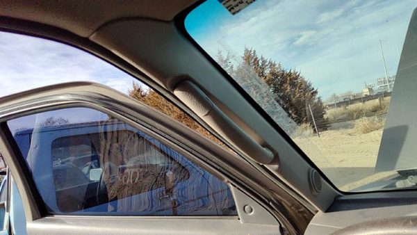 01-04 Nissan Xterra Driver Left A Pillar Trim Windshield Post Panel Oem Gray K — photo 2
