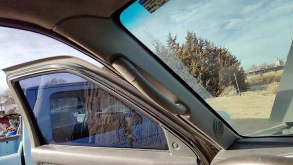 01-04 Nissan Xterra Driver Left A Pillar Trim Windshield Post Panel Oem Gray K — photo 3