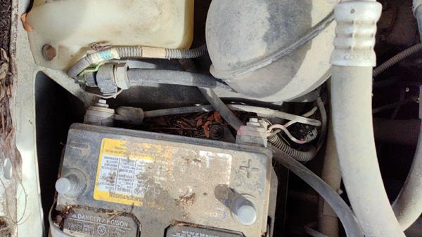 88-94 Chevy S10 Blazer Complete Battery Box Mount Tray With Hold Down Oem 4.3L — photo 2