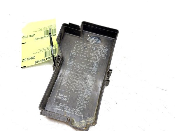 98-01 Ram 1500 Engine Fuse Box Cover Lid Only Oem 5.2L V8 4X4 — photo 6