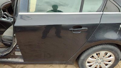 2011 Chevy Cruze Rear Door LH Black Gar