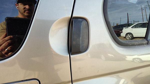 2000-2004 Nissan Xterra Passenger Right Rear Outside Door Handle Oem Back — photo 1