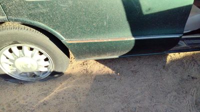 96-99 Olds 88 Passenger Right Rear Moulding From Door Oem Back Trim Strip Green