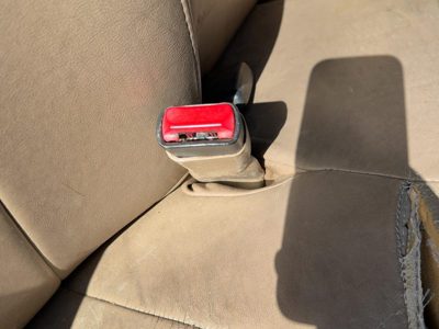 1999-2001 Ford F150 Passenger Right Front Seat Belt Buckle Receiver Oem Tan Ex