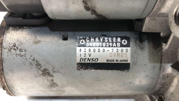 2015-2017 Chrysler 200 Starter Motor 3.6L 04801839Ad — photo 5