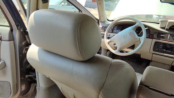 98-04 Cadillac Deville Driver Left Front Head Rest Oem Leather Seat 152 Neutral — photo 3