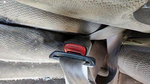 2000 Dodge Dakota Driver Left Front Seat Belt Buckle Receiver Oem 5Gk301azac — photo 4