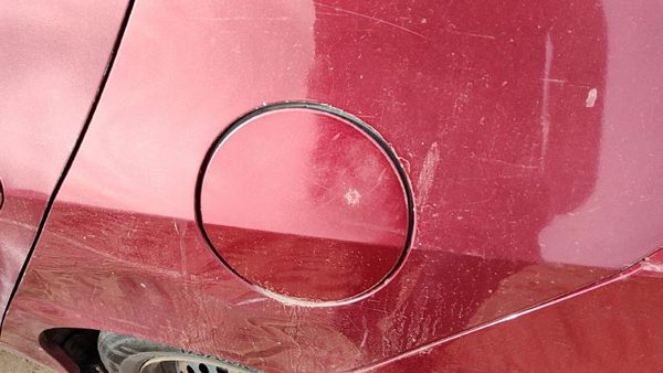 2010 Honda Insight Fuel Tank Door With Hinge Gas Lid Oem Filler Tango Red Re — photo 3