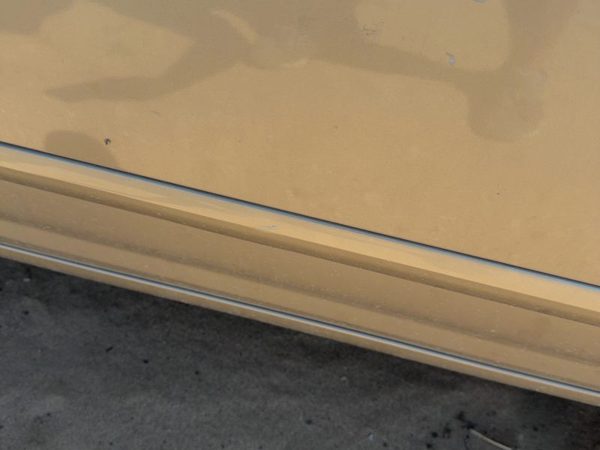 01-03 Elantra Passenger Right Front Moulding From Door Gls Sedan Prime Beige Ko — photo 4