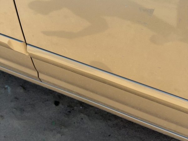 01-03 Elantra Passenger Right Front Moulding From Door Gls Sedan Prime Beige Ko — photo 8