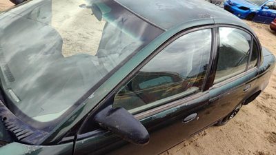 1996 Saturn Sl1 Driver Left Rear Moulding On A Pillar Oem Green