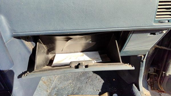 1984-1986 Toyota Camry Glove Box Assembly Complete Door With Latch Oem Blue — photo 7