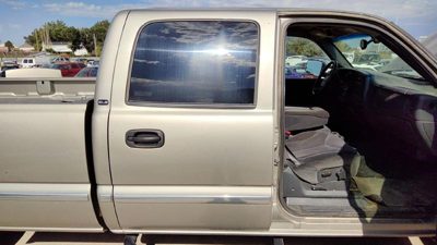 2002 GMC Sierra 2500 HD Rear Door RH 11U Pewter Metallic 11U Clean