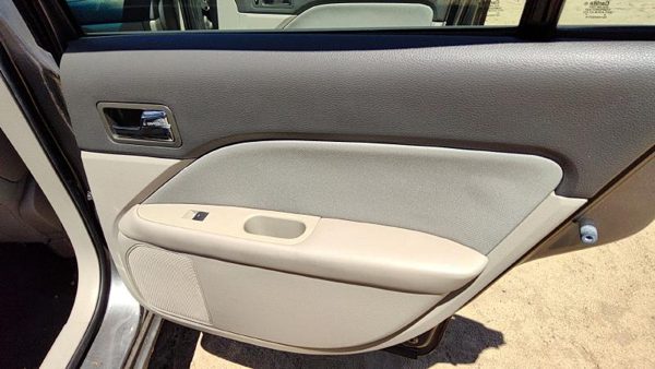 10-12 Fusion Passenger Right Rear Door Trim Panel With Switches Back Black Dl — photo 4