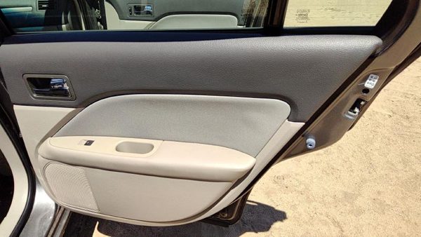 10-12 Fusion Passenger Right Rear Door Trim Panel With Switches Back Black Dl — photo 3