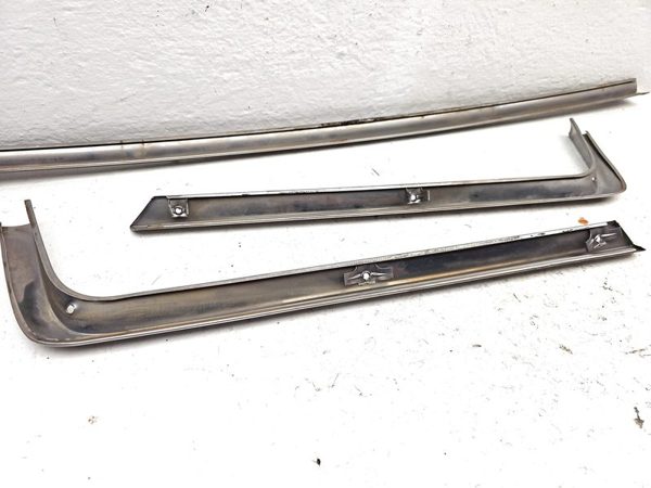 1964-1966 Ford Thunderbird Coupe Chrome Trim Moulding Around Back Glass Oem — photo 8