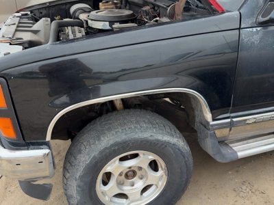 1988-1999 Chevy Silverado 1500 Driver Left Front Fender Oem Black 15029229