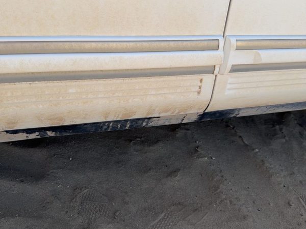 94 Lincoln Town Car Driver Left Front Moulding From Door Oem Trim Strip White Wt — photo 5