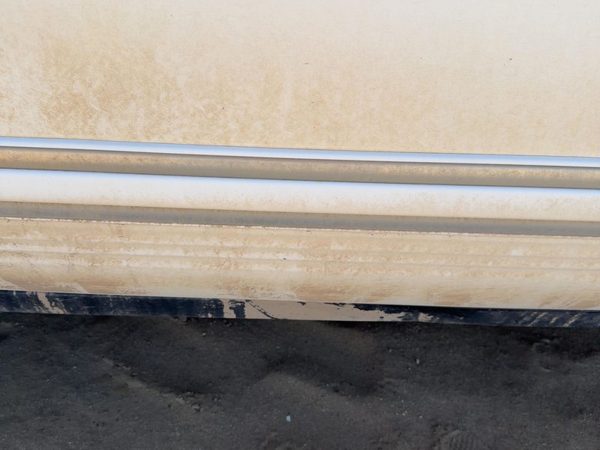 94 Lincoln Town Car Driver Left Front Moulding From Door Oem Trim Strip White Wt — photo 3