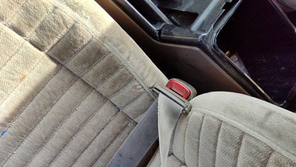 93-94 Jeep Grand Cherokee Driver Left Front Seat Belt Buckle Receiver Oem Gray — photo 4