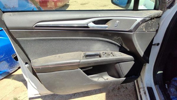 13-14 Fusion Driver Left Front Door Trim Panel With Master Switch Charcoal Dw — photo 1