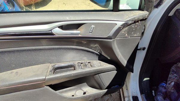 13-14 Fusion Driver Left Front Door Trim Panel With Master Switch Charcoal Dw — photo 4
