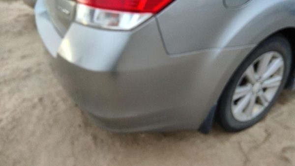 2010-2014 Subaru Legacy Outback Rear Bumper Cover Assembly Back Ssm Steel Silver — photo 3