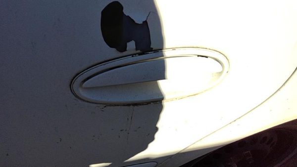 1997-2005 Buick Century Driver Left Rear Outside Door Handle Oem Back White — photo 1