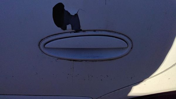 1997-2005 Buick Century Driver Left Rear Outside Door Handle Oem Back White — photo 2