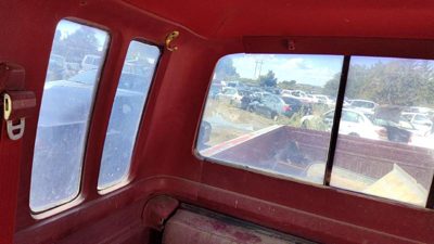 1987-1991 Ford F150 Passenger Right Rear Inside Trim Panel Oem Extended Cab Red