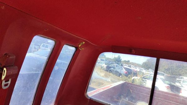 1987-1991 Ford F150 Passenger Right Rear Inside Trim Panel Oem Extended Cab Red — photo 2