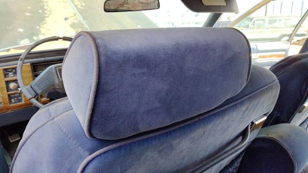 1980-1984 Deville Sedan Lh Driver Left Head Rest Oem Cloth Blue — photo 3