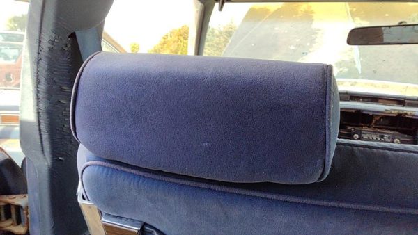1980-1984 Deville Sedan Lh Driver Left Head Rest Oem Cloth Blue — photo 4