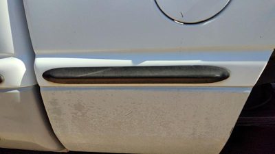 1998-2001 Ram 1500 Driver Left Rear Moulding On Quarter Panel Oem Front Box